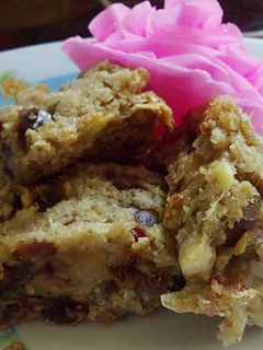 Foto resep banana oat bars