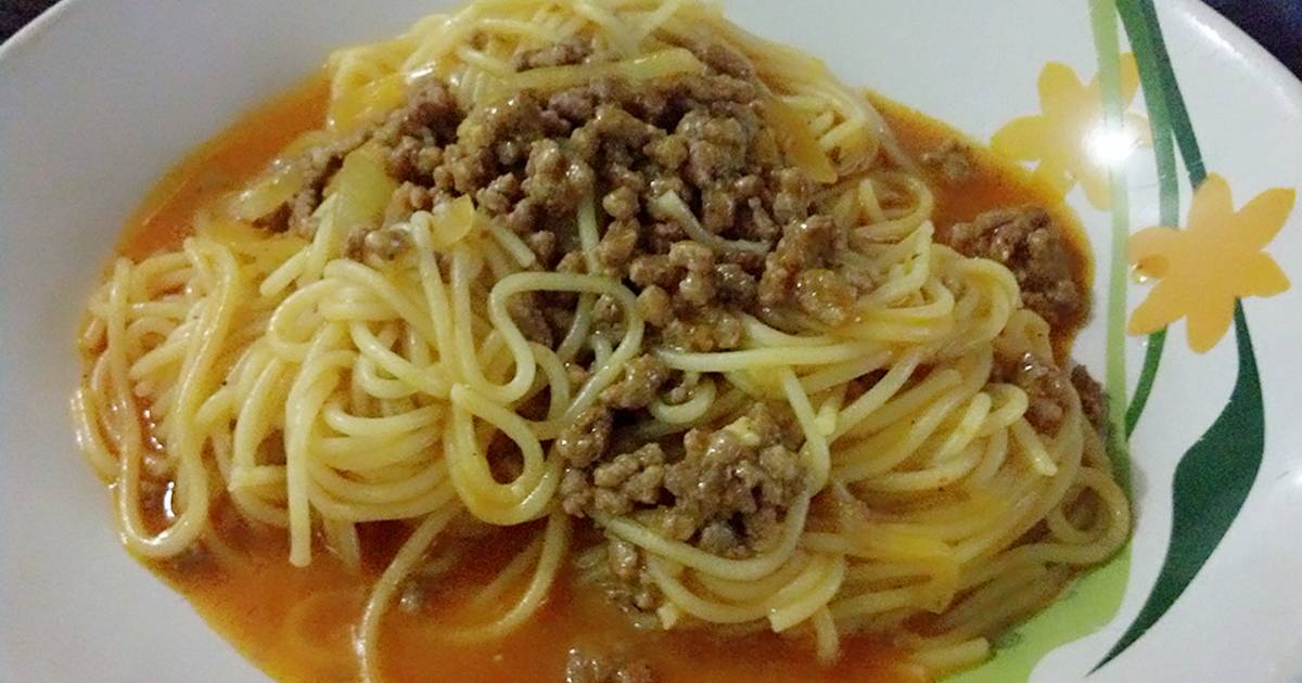 Resep Spaghetti Bolognese Oleh Indah Cookpad 7610