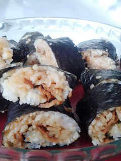 Foto resep simple tuna sushi