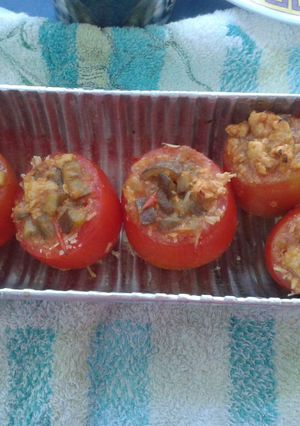 Foto resep tomat panggang ayam terong