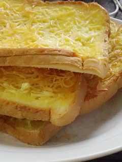 Foto resep roti panggang keju bawang putih
