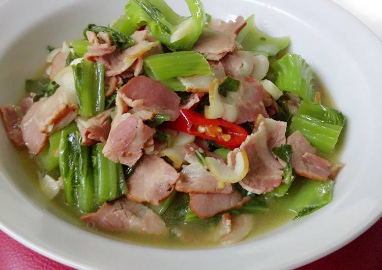 sayur pahit bacon