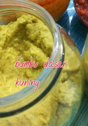Foto resep bumbu dasar kuning