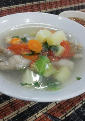 Foto resep sop ceker