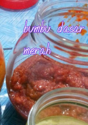 Foto resep bumbu dasar merah