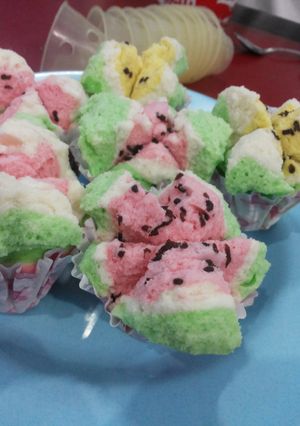 Foto resep bolu kukus semangka ncc