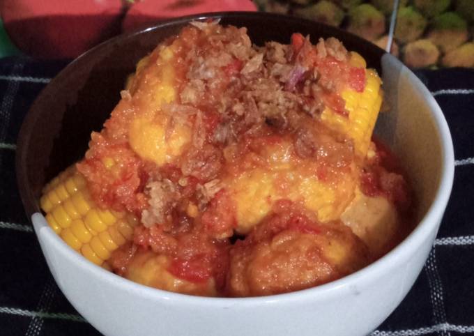 Cara Gampang Menyiapkan Balado telur jagung manis yang Enak