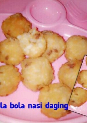 Foto resep Bola bola nasi daging