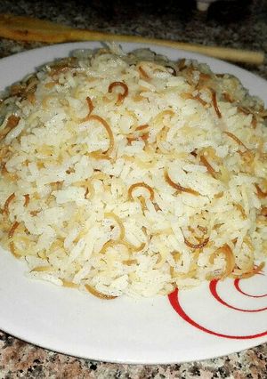 صورة لوصفة رز بالشعرية