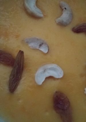 A picture of Fruit custard.