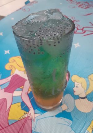 Foto resep Es blue ocean