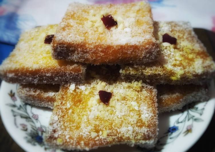 Simple Way to Make Quick Bread coconut sweet toast