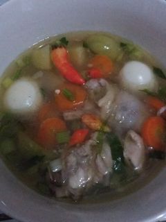 Foto resep Sop ayam asem segar..