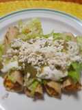 Tacos de zanahoria con amaranto y requesón