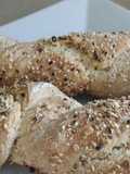 Pan de semillas secas sin amasado