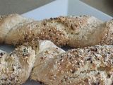 Pan de semillas secas sin amasado