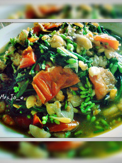 Foto resep Kangkung tumis bunga pepaya