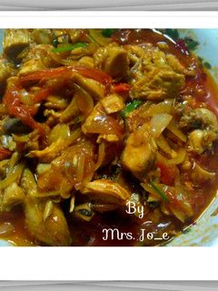 Foto resep Ayam suwir nano-nano