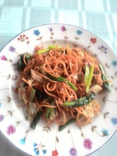 Foto resep mie goreng campur sayur