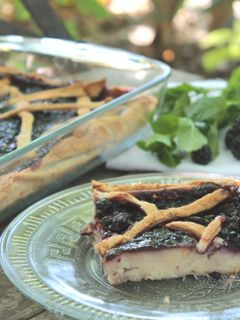 Una foto de Tarta de moras muy fácil