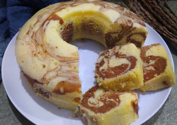 Resep Bolu Kukus Marmer (3 Telur) Resep Bolu Kukus Marmer (3 Telur)