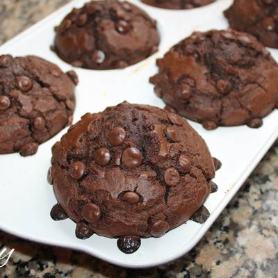 Muffins de Chocolate (tipo Starbucks) Receta de Anny- Cookpad