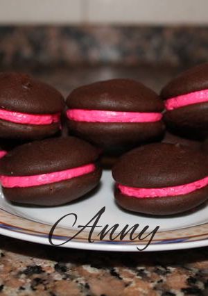 Una foto de Whoopie pies de chocolate!