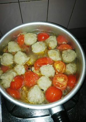 Foto resep Bakso Sup Tomat