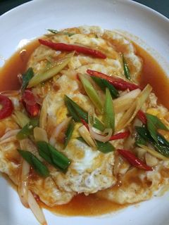 Foto resep Telor ceplok asam manis