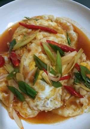 Foto resep Telor ceplok asam manis