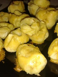 Una foto de Knishes de papa
