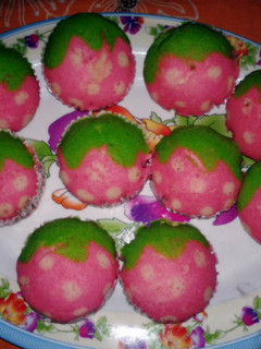 Foto resep bolu kukus karakter