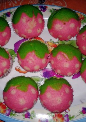 Foto resep bolu kukus karakter