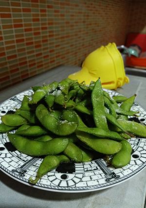 Foto resep Kacang Edamame Rebus