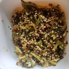 A picture of Red pumpkin peel chutney.
