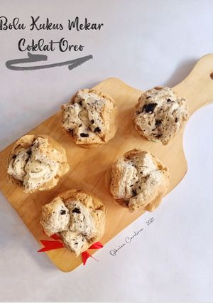 Foto resep Bolu Kukus Mekar Coklat Oreo