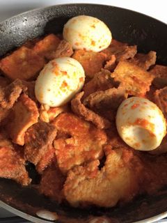 Foto resep Bali daging, tahu, telor