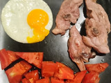 Chuletas de pavo con huevo
