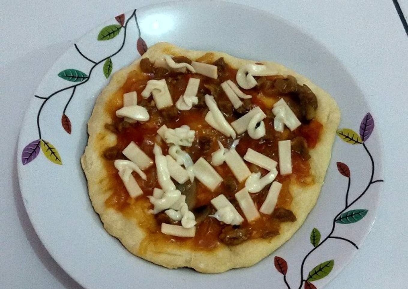 pizza crispy tanpa ragi tanpa dioven