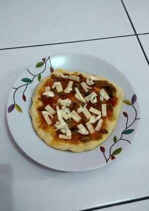 Foto resep pizza crispy tanpa ragi tanpa dioven