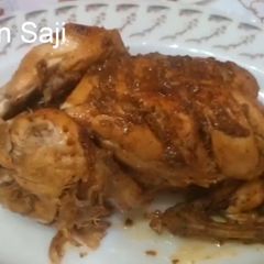 A picture of Chicken Saji without oven.