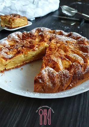 Une photo de Gâteau pommes & mascarpone