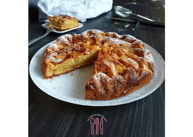 Comment Servir Gâteau pommes &amp; mascarpone