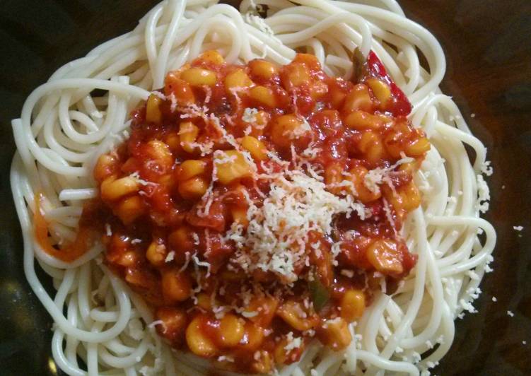  Resep Spaghetti Kornet Sapi  oleh Ajeng Silvia Cookpad