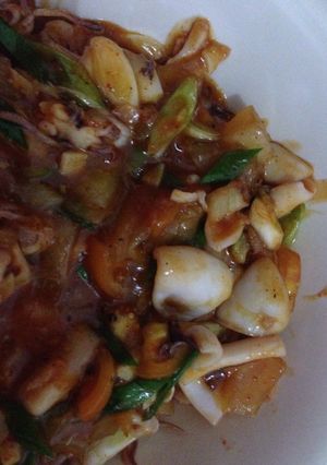 Foto resep Cumi Saus Padang