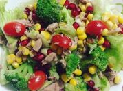 Gambar salad delima
