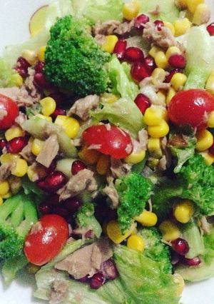 Foto resep Pomegranate salad tuna
