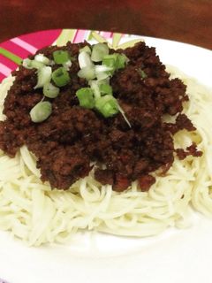 Foto resep Spaghetti mie ayam