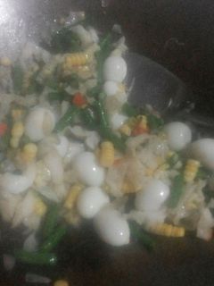 Foto resep tumis kacang panjang telor puyuh