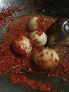 Foto resep telor balado